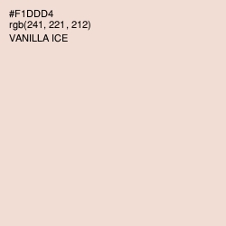 #F1DDD4 - Vanilla Ice Color Image
